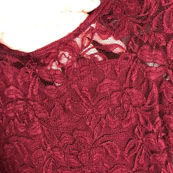 🌸 NEW🌸 MATERIAL GIRL Lace Floral Dress - Picture 3 of 8